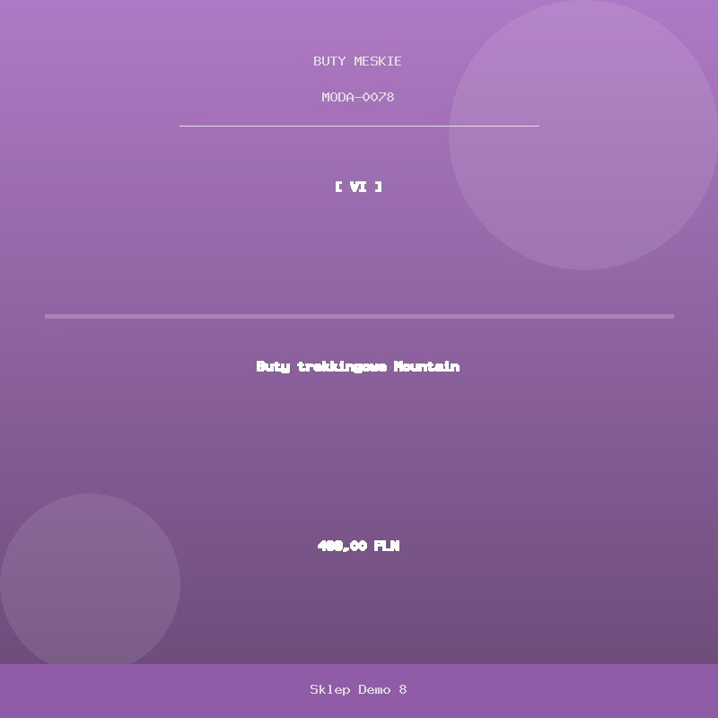 Buty trekkingowe Mountain