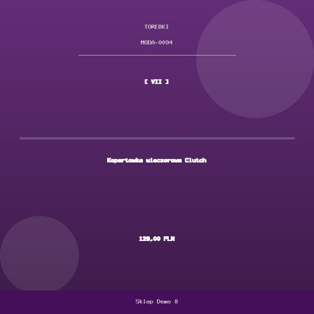 Kopertowka wieczorowa Clutch