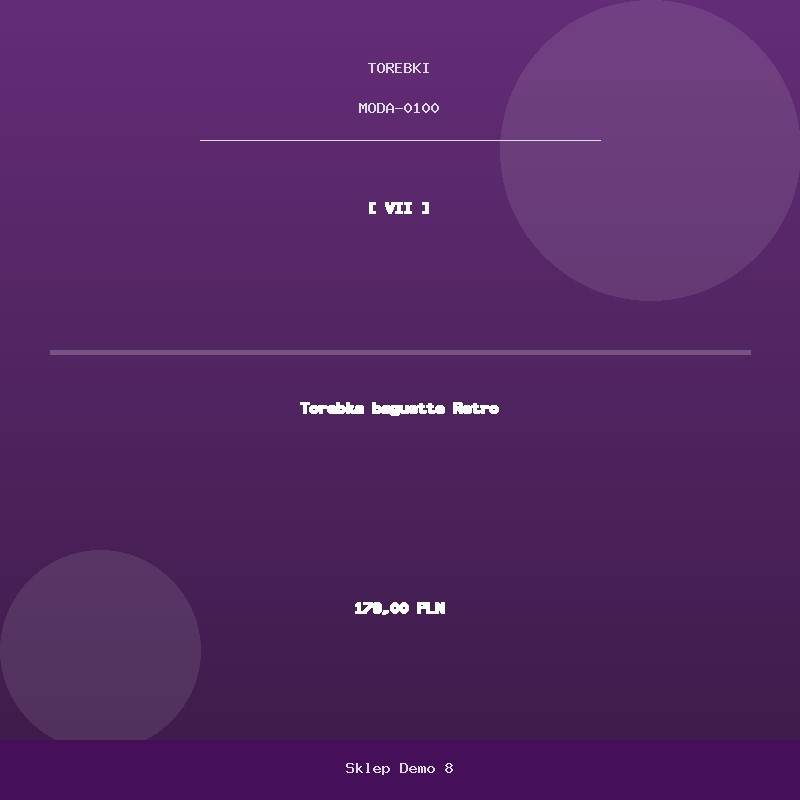 Torebka baguette Retro