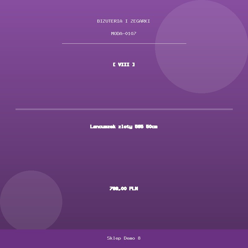 Lancuszek zloty 585 50cm