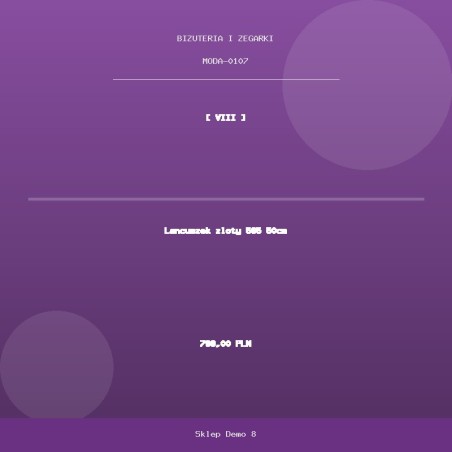 Lancuszek zloty 585 50cm