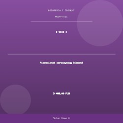 Pierscionek zareczynowy Diamond