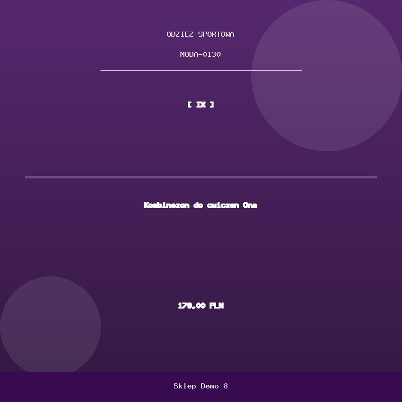 Kombinezon do cwiczen One