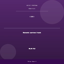 Skarpetki sportowe 3-pack