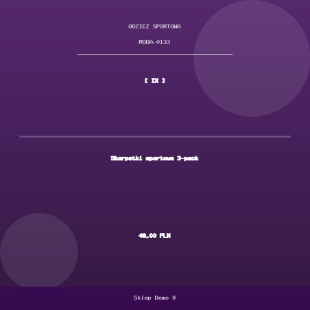 Skarpetki sportowe 3-pack