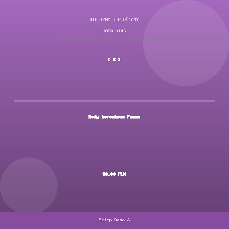 Body koronkowe Femme