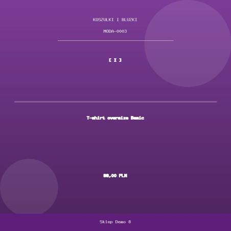 T-shirt oversize Basic