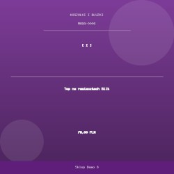 Top na ramiaczkach Silk