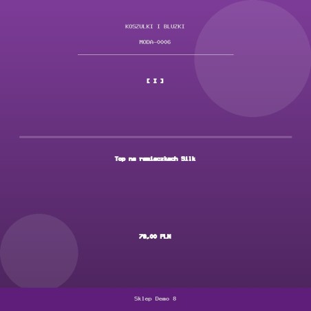 Top na ramiaczkach Silk