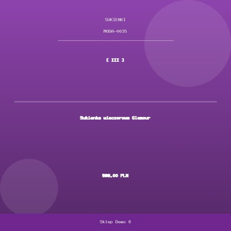 Sukienka wieczorowa Glamour