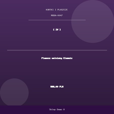 Plaszcz welniany Classic