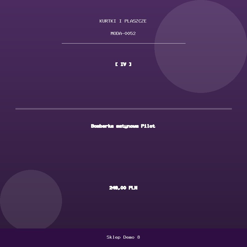 Bomberka satynowa Pilot