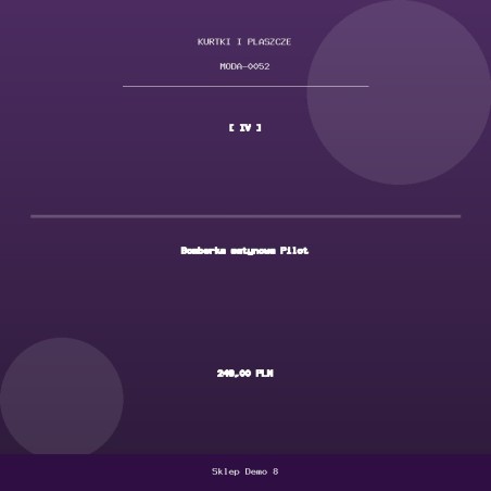 Bomberka satynowa Pilot