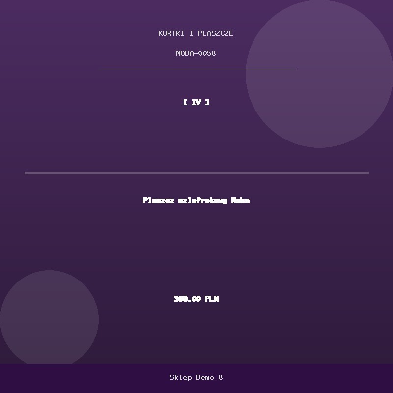 Plaszcz szlafrokowy Robe