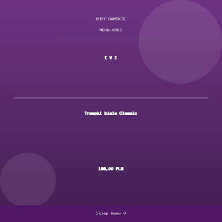 Trampki biale Classic