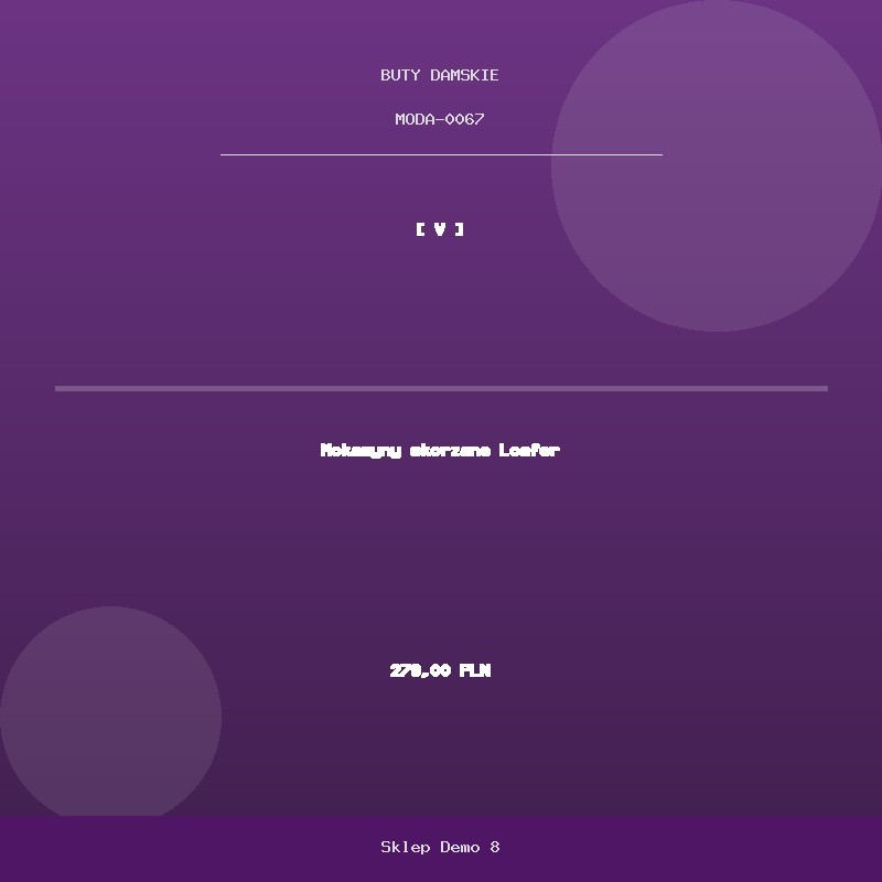 Mokasyny skorzane Loafer