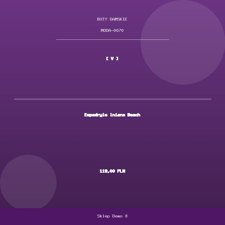 Espadryle lniane Beach